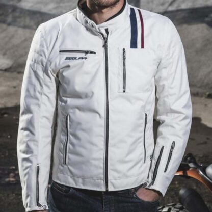 Giacca Moto Segura Braddy Bianco - immagine 4