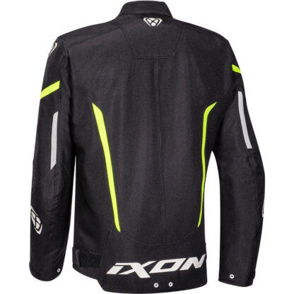 Giacca Moto Ixon Striker Nero Giallo - immagine 2