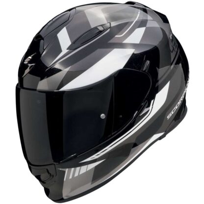 SCORPION EXO 491 NERO-ARGENTO METALLIZZATO