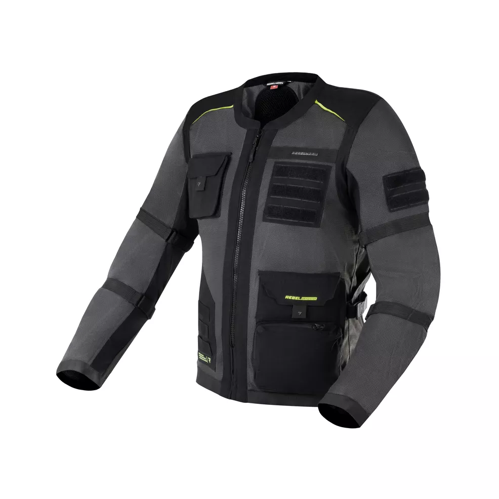Rebelhorn Brutale nero/giallo giacca estivo