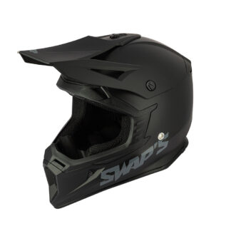Swaps Blur nero opaco casco motocross