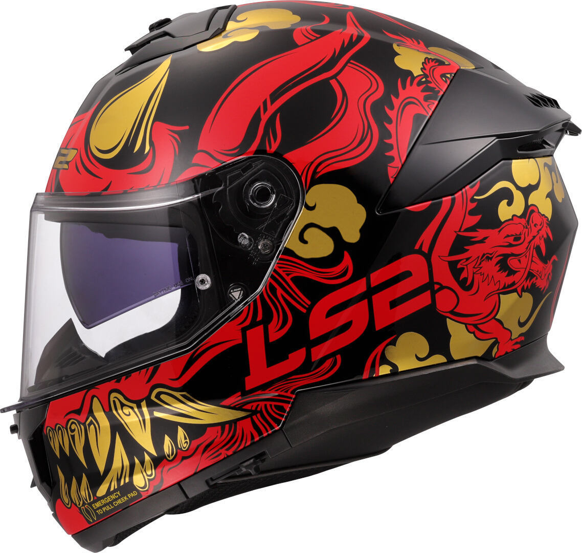 LS2 FF808 Stream II Drako casco integrale - immagine 3