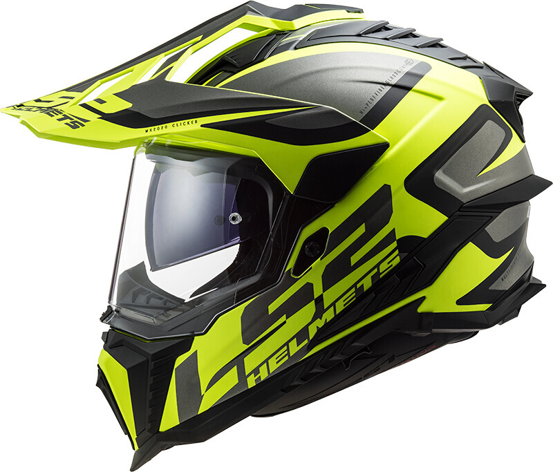 LS2 MX701 Explorer nero/giallo casco integrale adventure fibra - immagine 6