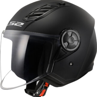 LS2 OF616 Airflow II nero opaco casco jet