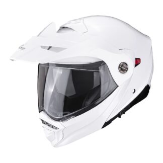 Scorpion ADX-2 bianco perlato casco modulare adventure
