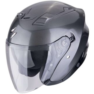 Scorpion Exo Z1 grigio metallizzato casco jet Fibra