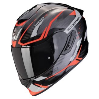 Scorpion Exo 1400 AIR EVO II Accord nero/rosso casco integrale fibra