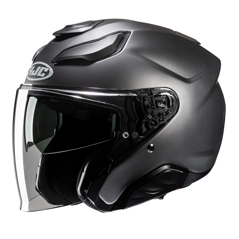 HJC F31 Titanium casco jet fibra