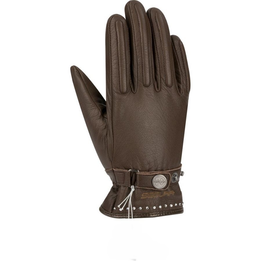 Segura lady Cox Crystal Marrone guanti pelle