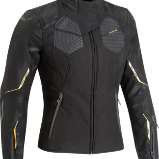IXON CELL Lady nero/oro giacca mezza stagione impermeabile