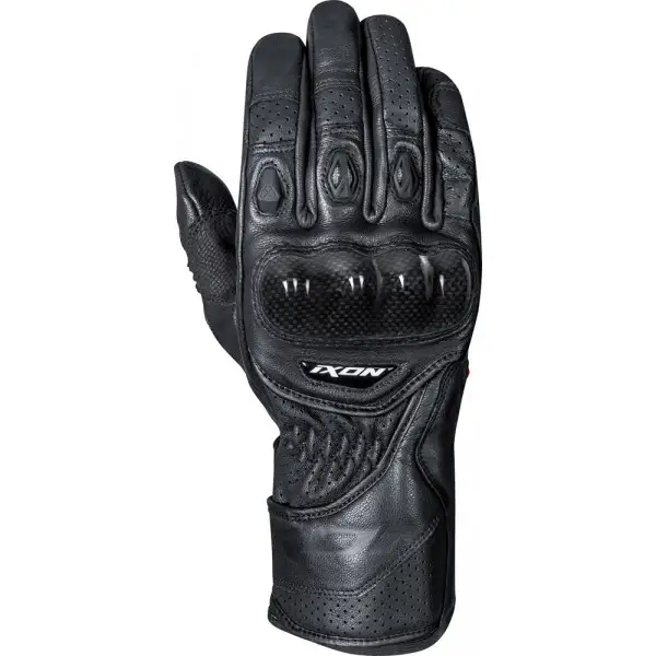 Ixon RS Circuit-R nero guanti pelle racing estivo