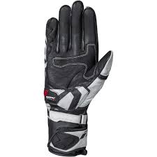Ixon RS Circuit-R nero/bianco guanti pelle racing estivo - immagine 2
