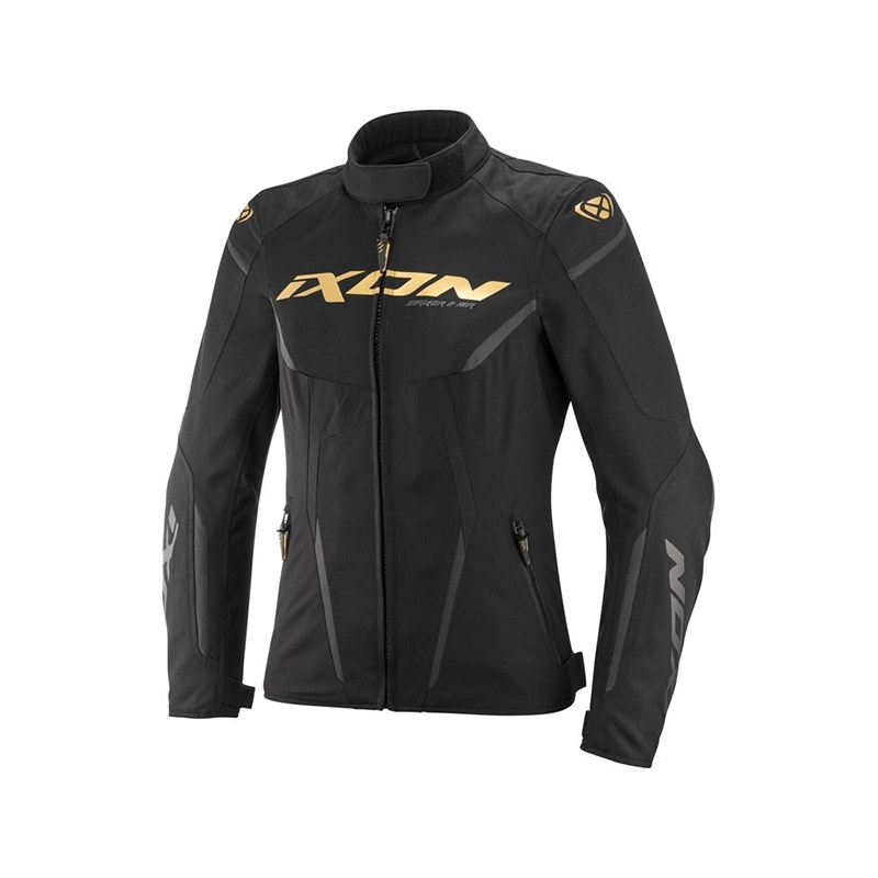 Ixon Striker 2 AIR WP lady nero/oro giacca estiva impermeabile