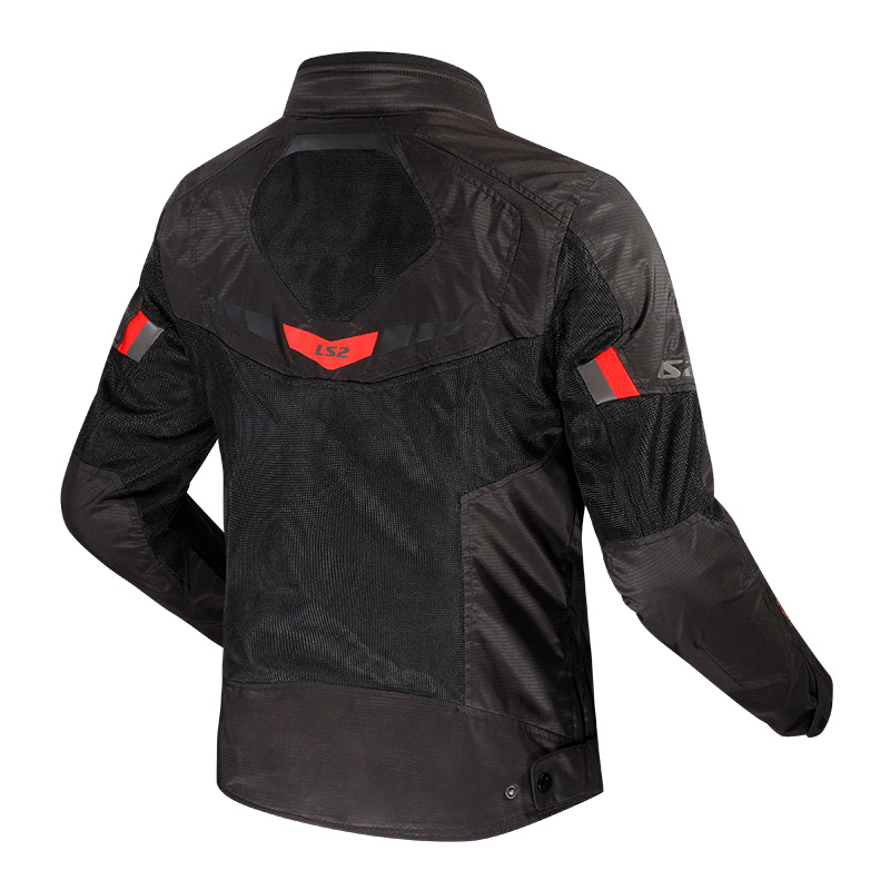 LS2 Garda AIR nero/rosso giacca estivo - immagine 2