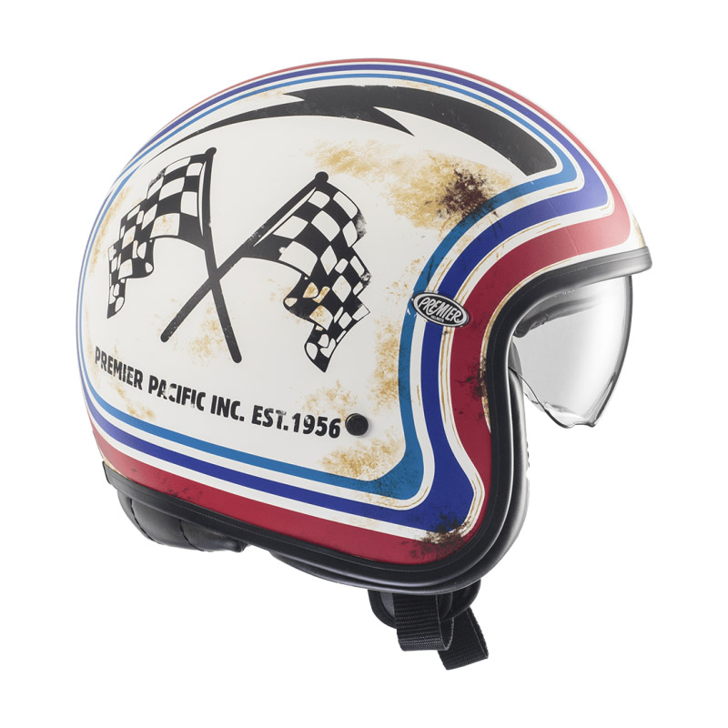 Premier BTR 12 BM Vintage casco jet fibra - immagine 2