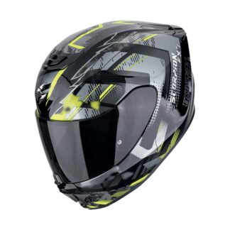 Scorpion Exo 391 AIR Clutter nero/giallo casco integrale