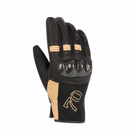 Segura Russell Nero/beige guanti estivo