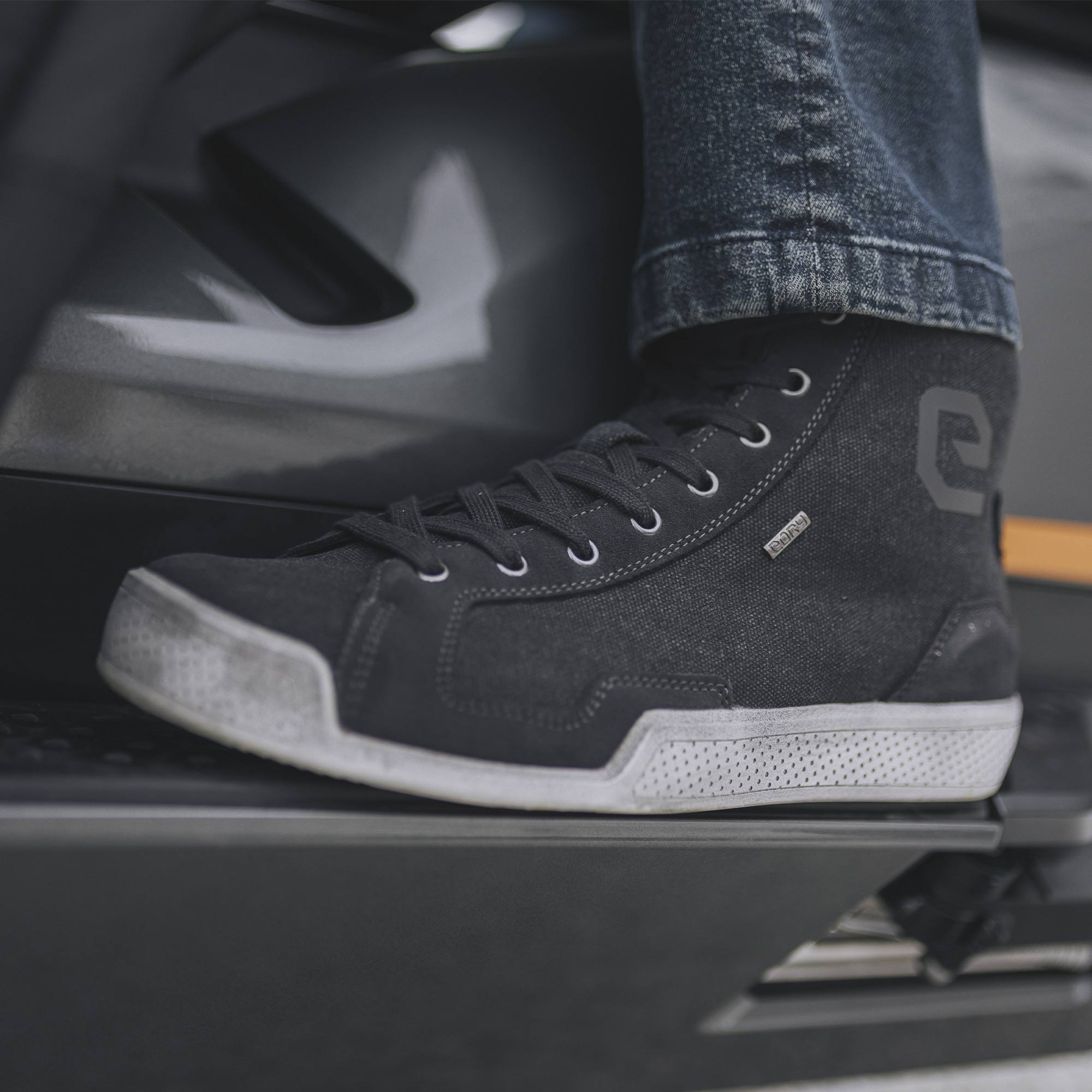 Eleveit Antibes E-Dry Canvas scarpa moto - immagine 3